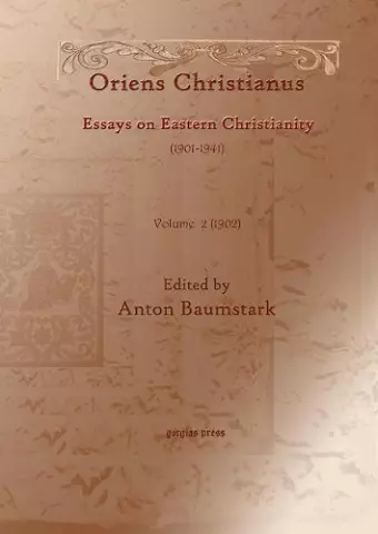 Oriens Christianus (1901-1939) (vol 2) cover