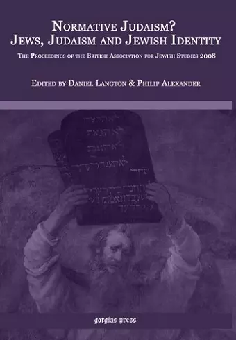 Normative Judaism? Jews, Judaism and Jewish Identity cover