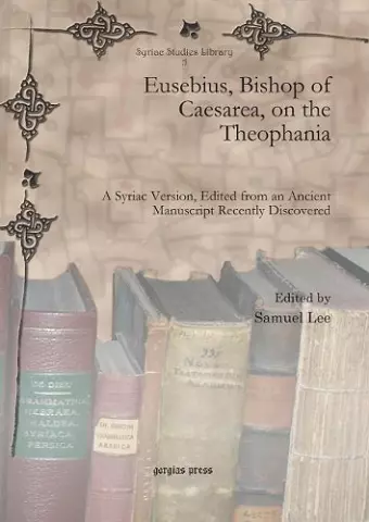 Eusebius, Bishop of Caesarea, on the Theophania cover