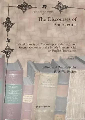 The Discourses of Philoxenus cover