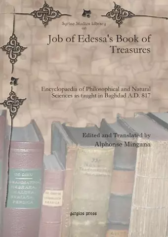 Job of Edessa's Book of Treasures cover