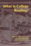 What Is College Reading? cover