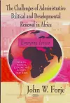 Challenges of Administrative Political & Developmental Renewal in Africa cover
