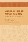 Archeological Observations North of the Rio Colorado cover