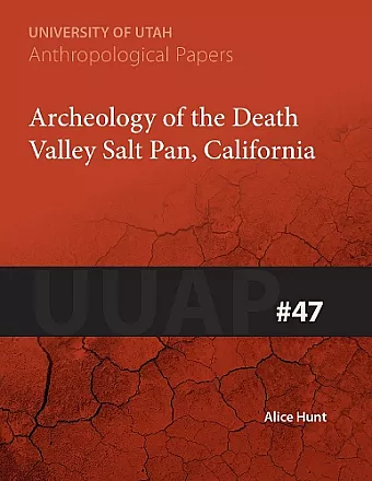 Archaeology of the Death Valley Salt Pan, California cover