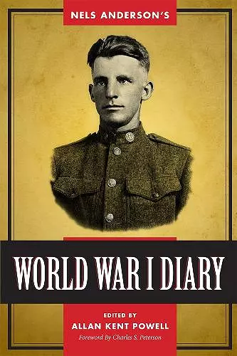 Nels Anderson’s World War I Diary cover
