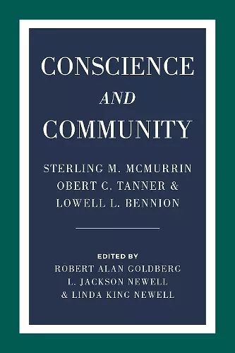 Conscience and Community cover