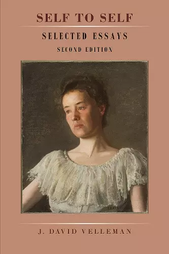 Self to Self: Selected Essays cover