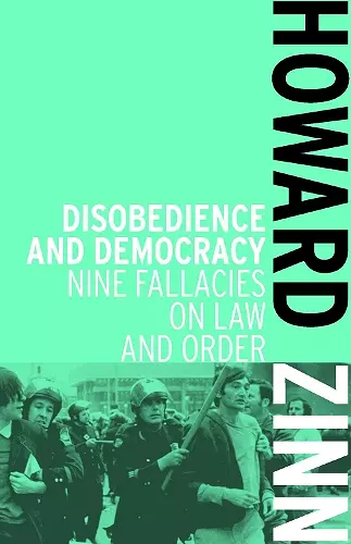 Disobedience And Democracy cover