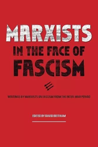 Marxists in the Face of Fascism cover