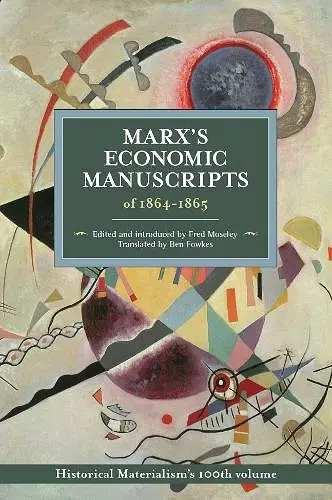 Marx's Economic Manuscripts Of 1864-1865 cover