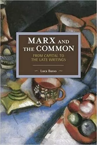 Marx And The Commons: From Capital To The Late Writings cover