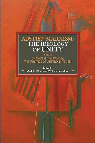 Austro-marxism: The Idealogy Of Unity Volume Ii cover