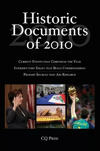 Historic Documents of 2010 cover