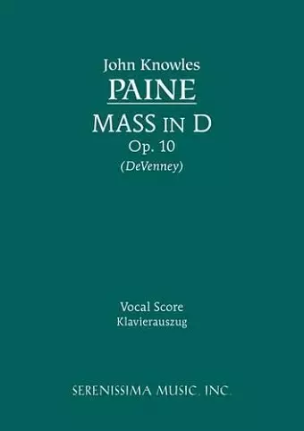 Mass in D, Op.10 cover