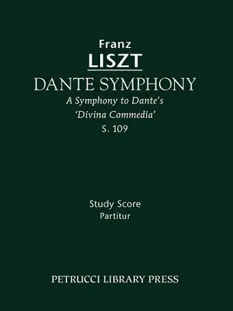 Dante Symphony, S.109 cover