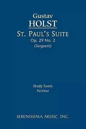 St. Paul's Suite, Op.29 No.2 cover