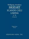 Scande Coeli Limina, K. 34 - Study Score cover