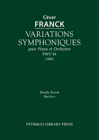 Variations symphoniques, FWV 46 cover