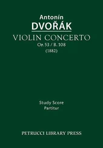 Violin Concerto, Op.53 / B.108 cover