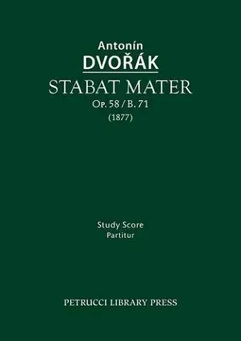 Stabat mater, Op.58 / B.71 cover