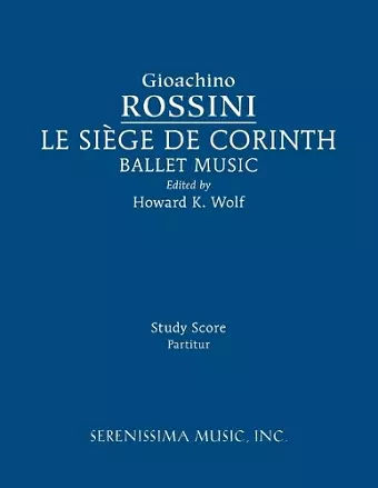 Le siege de Corinth, Ballet Music cover