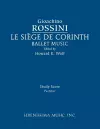 Le siege de Corinth, Ballet Music cover