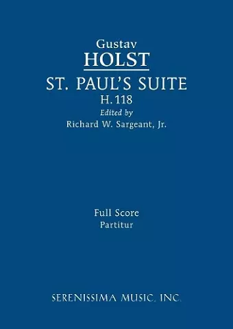 St. Paul's Suite, H.118 cover