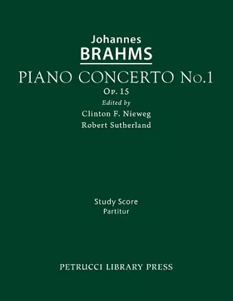 Piano Concerto No.1, Op.15 cover