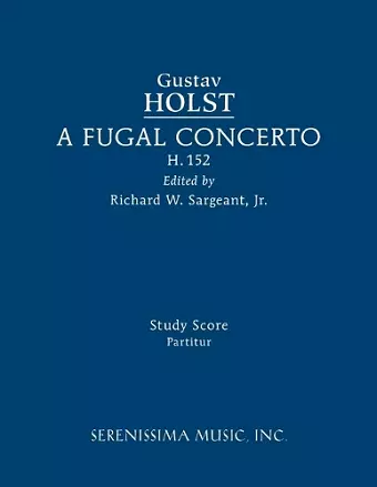 A Fugal Concerto, H.152 cover