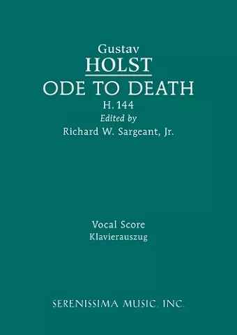 Ode to Death, H.144 cover