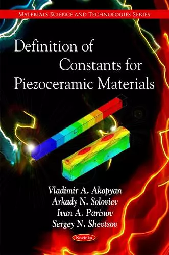 Definition of Constants for Piezoceramic Materials cover