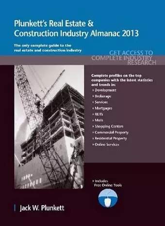 Plunkett's Real Estate & Construction Industry Almanac 2013 cover