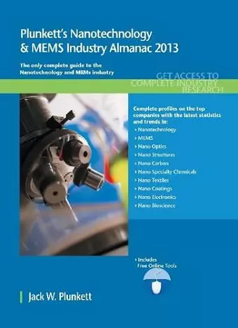 Plunkett's Nanotechnology & MEMs Industry Almanac 2013 cover