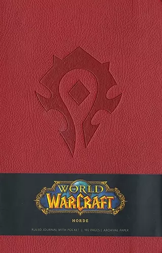 World of Warcraft Horde Hardcover Ruled Journal (Large) cover