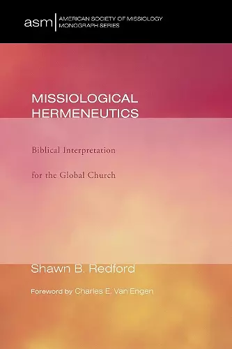 Missiological Hermeneutics cover