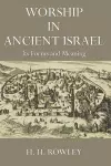 Worship in Ancient Israel cover