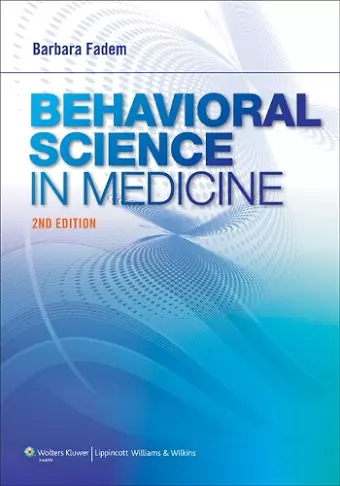 Behavioral Science in Medicine cover