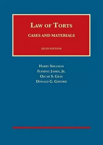 Cases and Materials on the Law of Torts cover