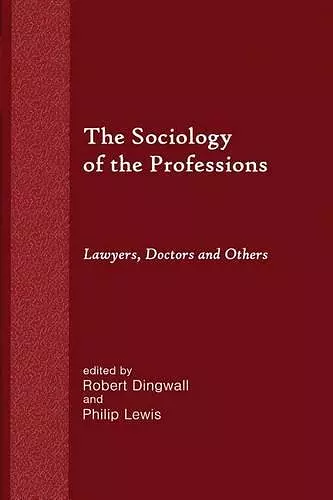 The Sociology of the Professions cover