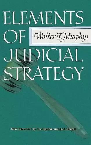 Elements of Judicial Strategy cover