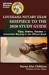 Louisiana Notary Exam Sidepiece to the 2020 Study Guide cover