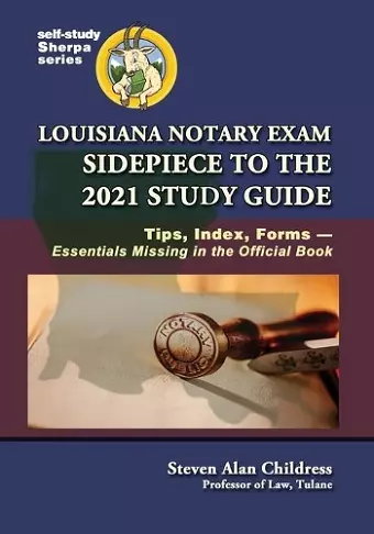 Louisiana Notary Exam Sidepiece to the 2021 Study Guide cover