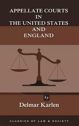 Appellate Courts in the United States and England cover