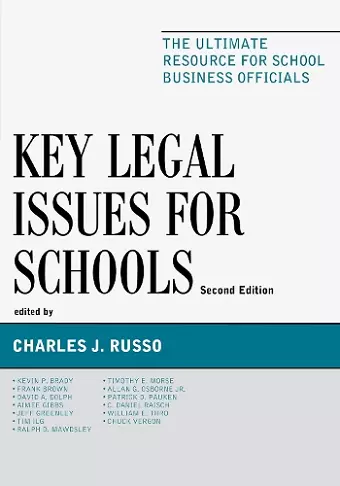 Key Legal Issues for Schools cover