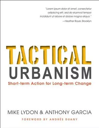 Tactical Urbanism cover