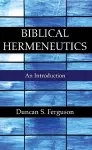 Biblical Hermeneutics cover