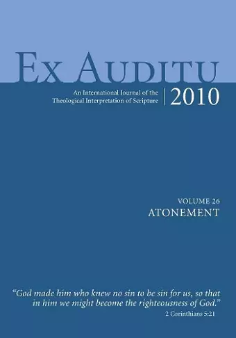 Ex Auditu - Volume 26 cover