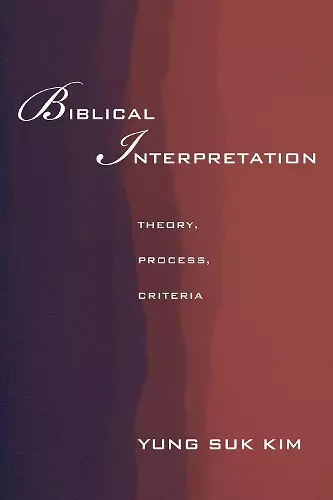 Biblical Interpretation cover