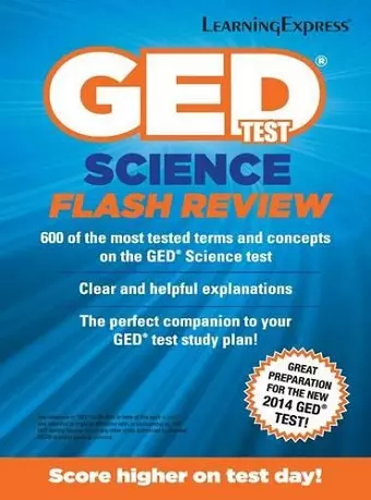 GED Test Science Flash Review cover